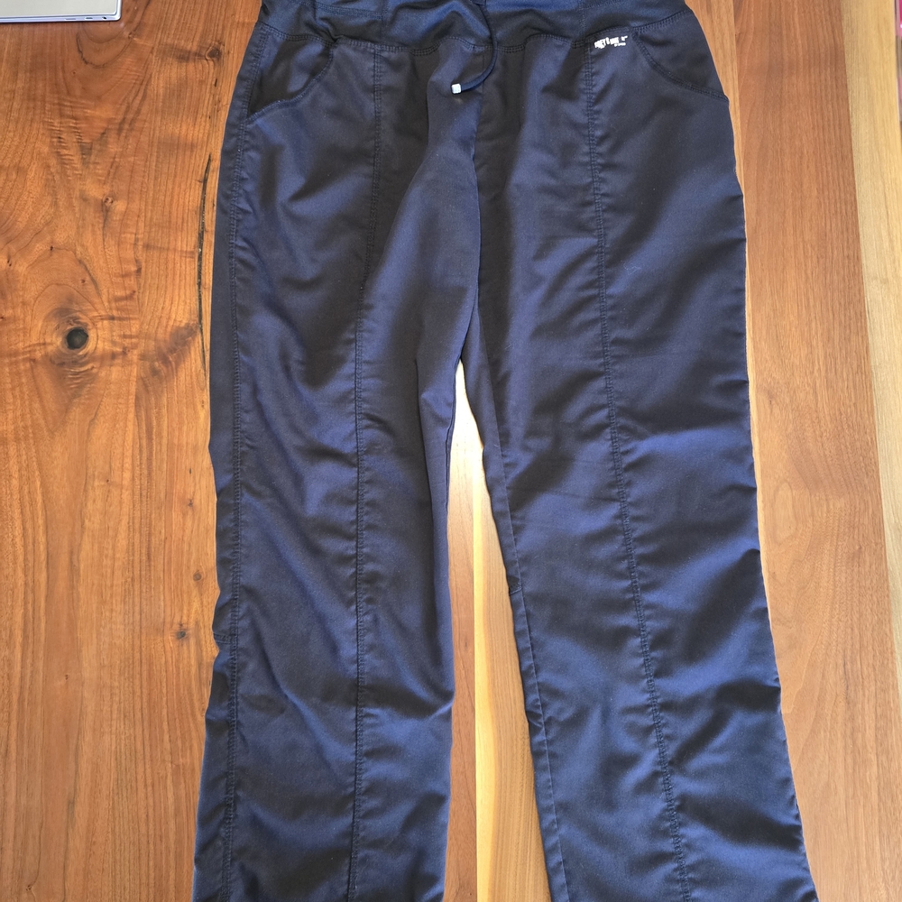 Grey's Anatomy Women's Black Straight Leg Scrub Pants